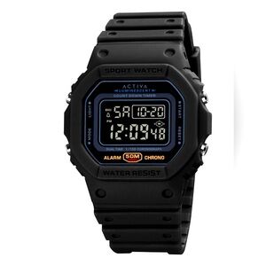 Invicta x Activa Retro Black Digital Sport 49mm Watch